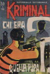 Cover for Kriminal (Editoriale Corno, 1964 series) #59