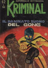 Cover for Kriminal (Editoriale Corno, 1964 series) #62