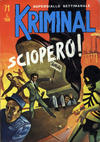 Cover for Kriminal (Editoriale Corno, 1964 series) #71