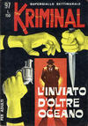 Cover for Kriminal (Editoriale Corno, 1964 series) #97