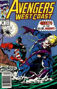 Cover Thumbnail for Avengers West Coast (Marvel, 1989 series) #69 [Newsstand]