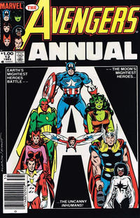 Cover for The Avengers Annual (Marvel, 1967 series) #12 [Newsstand]