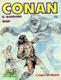 Cover Thumbnail for Conan Spada Selvaggia (Comic Art, 1986 series) #22