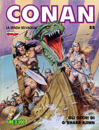 Cover for Conan Spada Selvaggia (Comic Art, 1986 series) #55