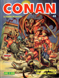 Cover for Conan Spada Selvaggia (Comic Art, 1986 series) #58