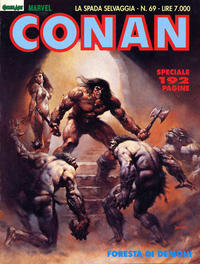 Cover for Conan Spada Selvaggia (Comic Art, 1986 series) #69