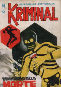Cover Thumbnail for Kriminal (Editoriale Corno, 1964 series) #74