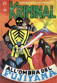 Cover Thumbnail for Kriminal (Editoriale Corno, 1964 series) #81