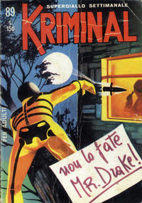 Cover Thumbnail for Kriminal (Editoriale Corno, 1964 series) #89