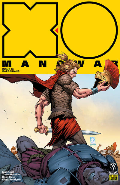 Cover for X-O Manowar (2017) (Valiant Entertainment, 2017 series) #16 Pre-Order Edition