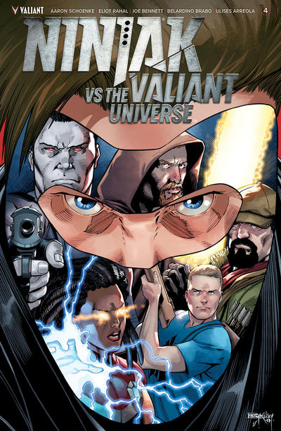 Cover for Ninjak vs. the Valiant Universe (Valiant Entertainment, 2018 series) #4 [Cover E - Barry Kitson]