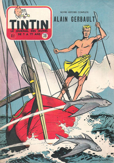 Cover for Le journal de Tintin (Le Lombard, 1946 series) #38/1956