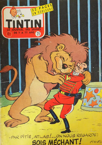 Cover for Le journal de Tintin (Le Lombard, 1946 series) #25/1957