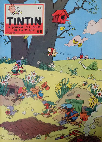 Cover for Le journal de Tintin (Le Lombard, 1946 series) #11/1959