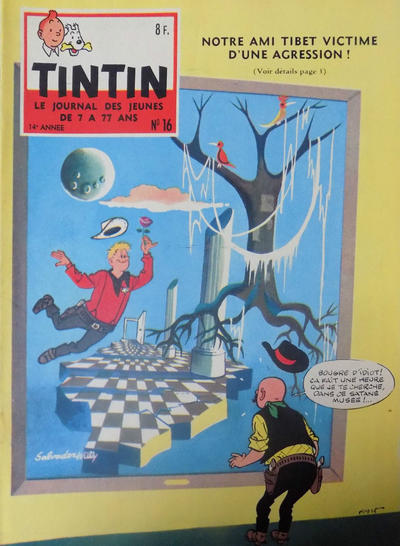 Cover for Le journal de Tintin (Le Lombard, 1946 series) #16/1959