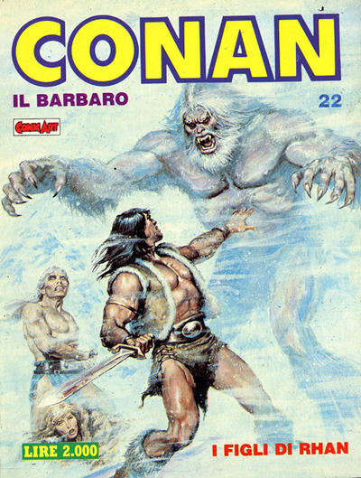 Cover for Conan Spada Selvaggia (Comic Art, 1986 series) #22