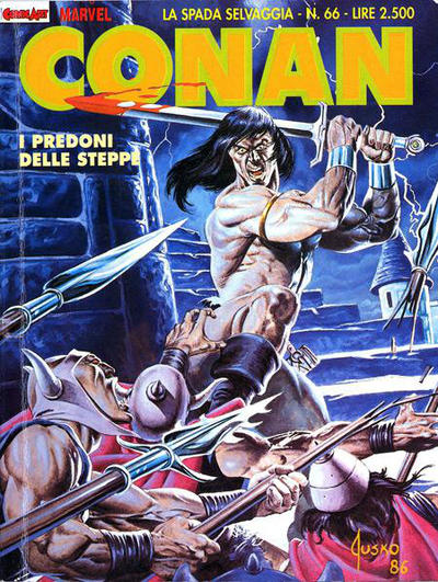 Cover for Conan Spada Selvaggia (Comic Art, 1986 series) #66