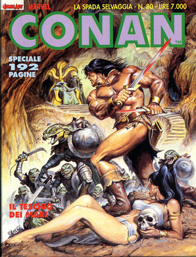 Cover for Conan Spada Selvaggia (Comic Art, 1986 series) #80