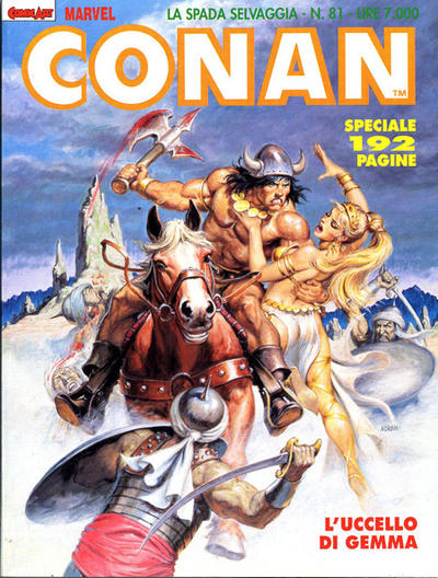 Cover for Conan Spada Selvaggia (Comic Art, 1986 series) #81