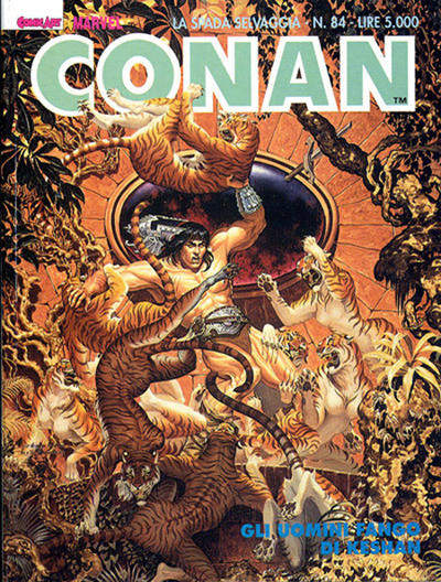 Cover for Conan Spada Selvaggia (Comic Art, 1986 series) #84
