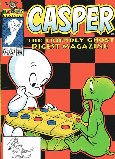 Cover for Casper Digest Magazine (Harvey, 1991 series) #2