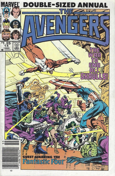 Cover for The Avengers Annual (Marvel, 1967 series) #14 [Newsstand]