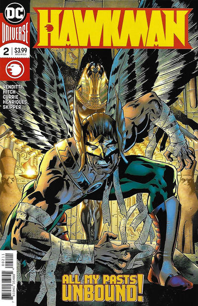 Cover for Hawkman (DC, 2018 series) #2 [Bryan Hitch Cover]