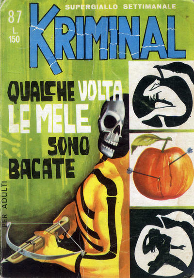 Cover for Kriminal (Editoriale Corno, 1964 series) #87