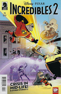 Cover Thumbnail for Incredibles 2: Crisis in Mid-Life! & Other Stories (Dark Horse, 2018 series) #1 [Variant Cover - J. Bone & Dan Jackson]