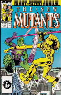 Cover for The New Mutants Annual (Marvel, 1984 series) #3 [Direct]
