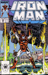 Cover for Iron Man (Marvel, 1968 series) #222 [Direct]