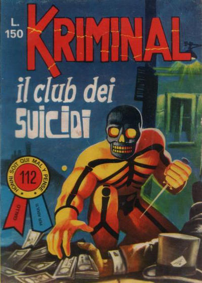 Cover for Kriminal (Editoriale Corno, 1964 series) #112