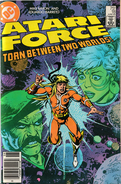 Cover for Atari Force (DC, 1984 series) #18 [Newsstand]