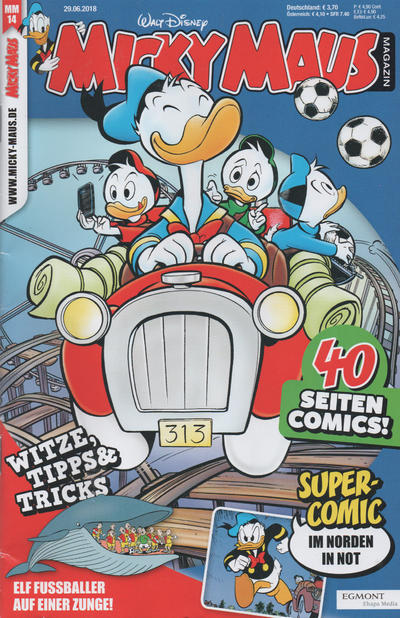 Cover for Micky Maus (Egmont Ehapa, 1951 series) #14/2018