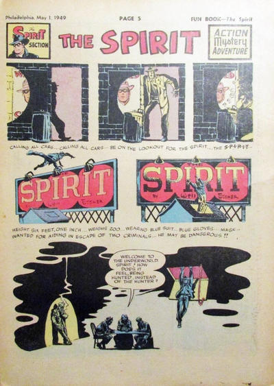 Cover for The Spirit (Register and Tribune Syndicate, 1940 series) #5/1/1949