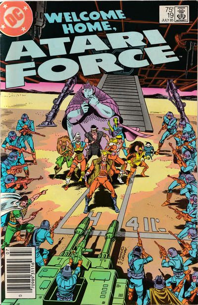 Cover for Atari Force (DC, 1984 series) #19 [Newsstand]