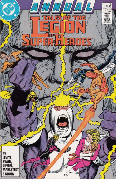 Cover for Tales of the Legion of Super-Heroes Annual (DC, 1986 series) #5 [Direct]