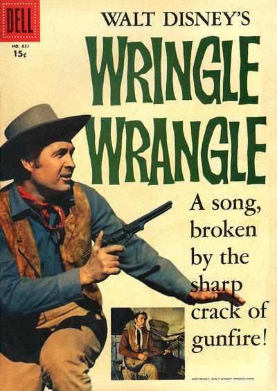 Cover for Four Color (Dell, 1942 series) #821 - Walt Disney's Wringle Wrangle [15¢]