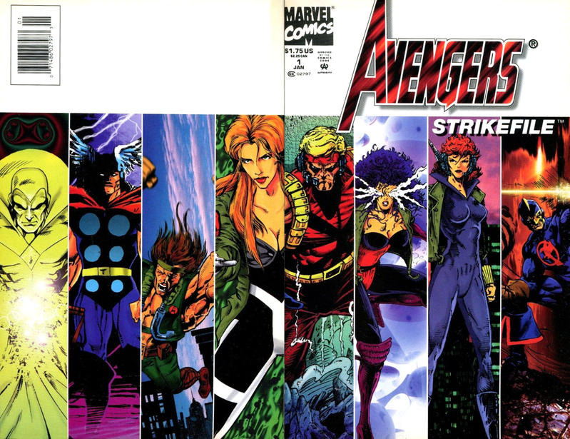 Cover for Avengers Strike File (Marvel, 1994 series) #1 [Newsstand]