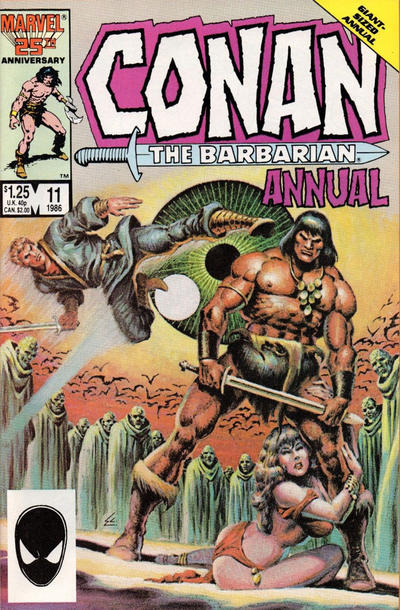Cover for Conan Annual (Marvel, 1973 series) #11 [Direct]