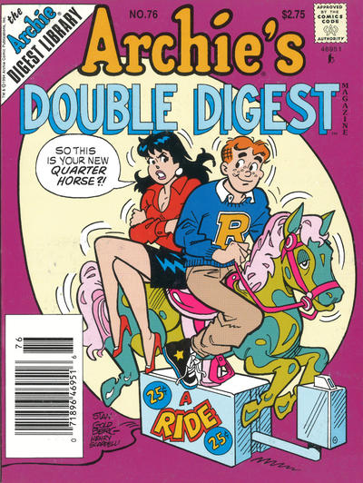 Cover for Archie's Double Digest Magazine (Archie, 1984 series) #76 [Newsstand]