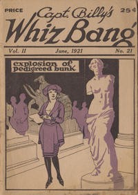 Cover Thumbnail for Captain Billy's Whiz Bang (Fawcett, 1919 series) #21