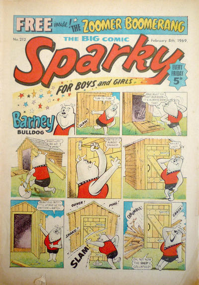 Cover for Sparky (D.C. Thomson, 1965 series) #212
