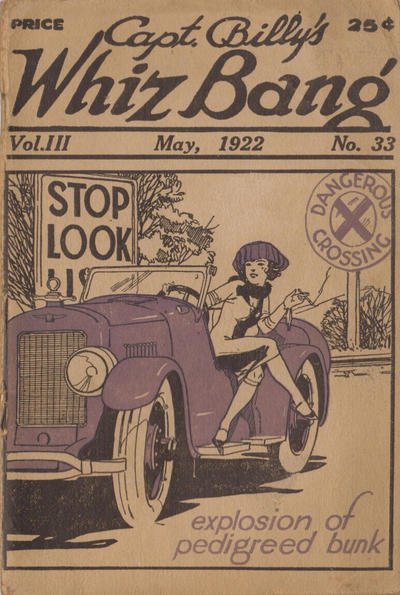 Cover for Captain Billy's Whiz Bang (Fawcett, 1919 series) #33