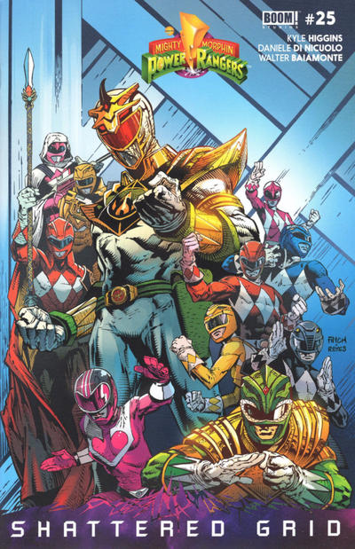 Cover for Mighty Morphin Power Rangers (Boom! Studios, 2016 series) #25 [2018 C2E2 ComicSketchArt.com Exclusive - David Finch]