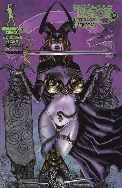 Cover for Tarot: Witch of the Black Rose (Broadsword, 2000 series) #99 [Cover A - Jim Balent]