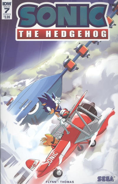 Cover for Sonic the Hedgehog (IDW, 2018 series) #7 [Thomas Sub Variant]