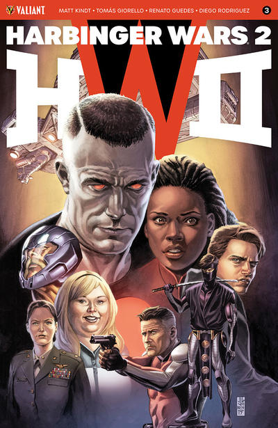 Cover for Harbinger Wars 2 (Valiant Entertainment, 2018 series) #3 [Cover A - J. G. Jones]