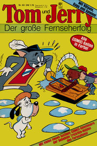 Cover Thumbnail for Tom & Jerry (Condor, 1976 series) #63