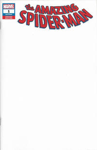 Cover Thumbnail for Amazing Spider-Man (Marvel, 2018 series) #1 (802) [Variant Edition - Blank Cover]
